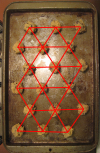 proto-cookies in triangular lattice